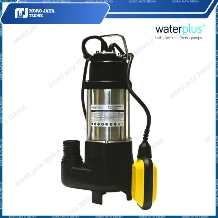 Pompa Celup Waterplus SS-W-250A Auto 250 Watt Waste Water Submersible Pompa celup Waterplus SS-W-250A auto 250 watt waste water submersible