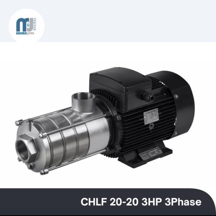 Pompa CNP CHLF 20-20 3 HP 220V 1 Fase Multistage Horizontal Stainless Pompa CNP CHLF 20-20 multistage horizontal stainless 220V – foto 3