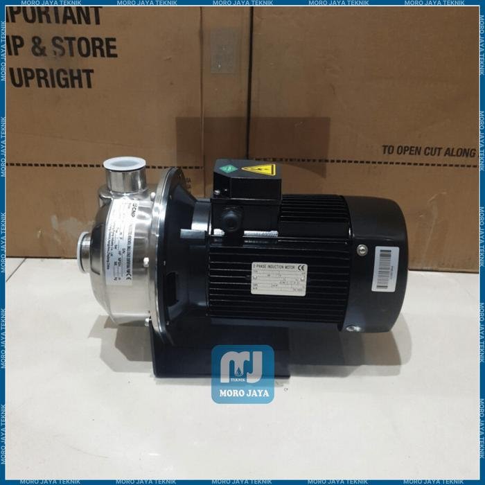 Pompa CNP MS160/1.1SSC 1,5 HP 380V 3 Fase Sentrifugal Stainless SS304 Pompa CNP MS160/1.1SSC sentrifugal stainless SS304 380V – foto 2