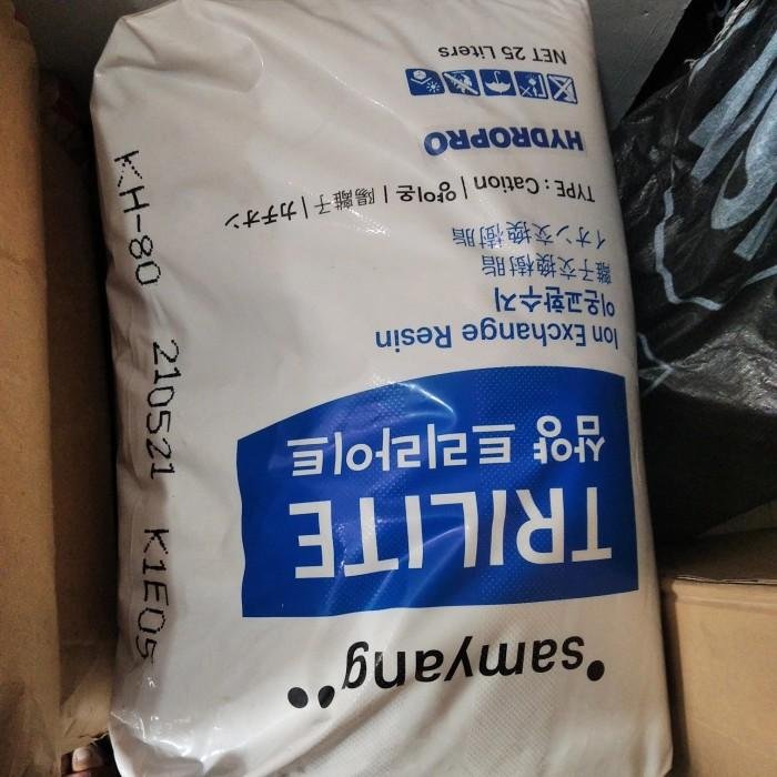 Resin Cation Softener Trilite KH-80 Samyang Korea Kemasan 25 Liter Resin cation softener Trilite KH-80 Samyang Korea kemasan 25 liter – foto 3