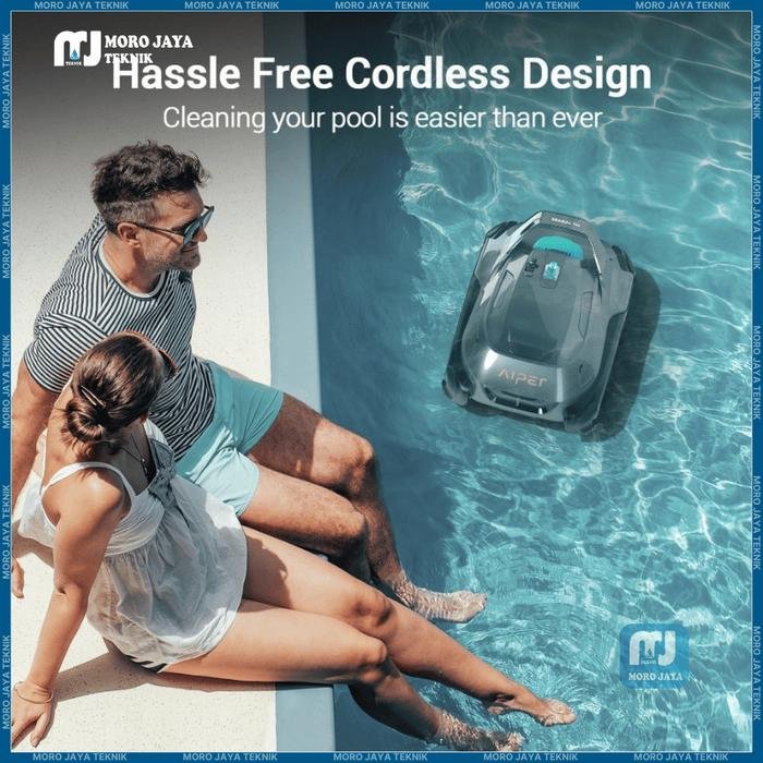 Robot Pembersih Kolam Aiper Seagull Plus Cordless 120 Menit 120 m2 Robot pembersih kolam Aiper Seagull Plus cordless 120 menit untuk kolam 120 m2 – foto 7