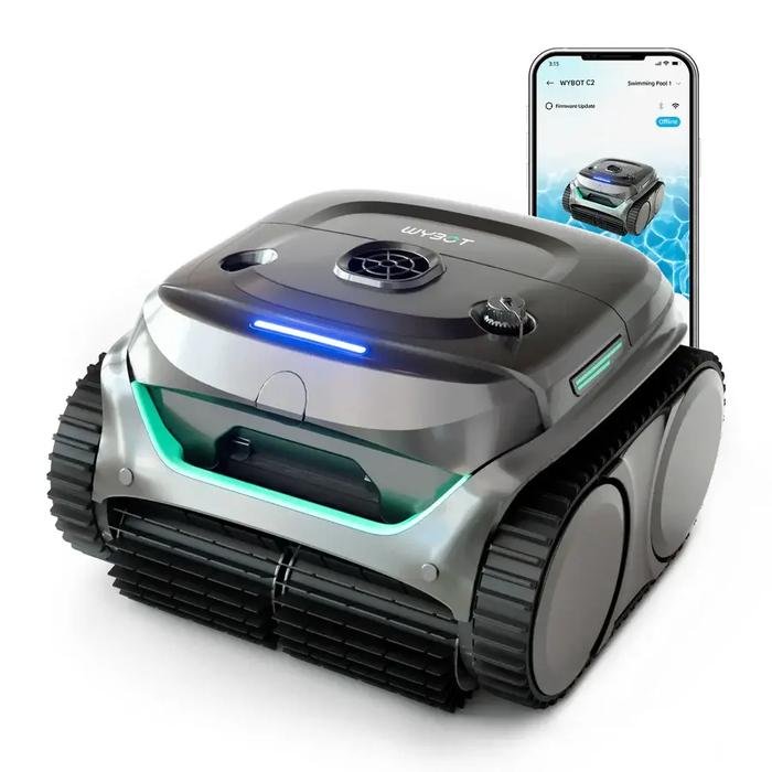 Robot Pembersih Kolam WYBOT C2 Cordless Lantai Dinding dan Garis Air Robot pembersih kolam WYBOT C2 cordless pembersih lantai dinding dan garis air – foto 3