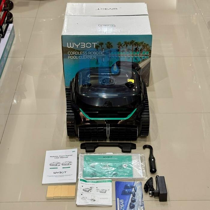 Robot Pembersih Kolam WYBOT C2 Cordless Lantai Dinding dan Garis Air Robot pembersih kolam WYBOT C2 cordless pembersih lantai dinding dan garis air – foto 7