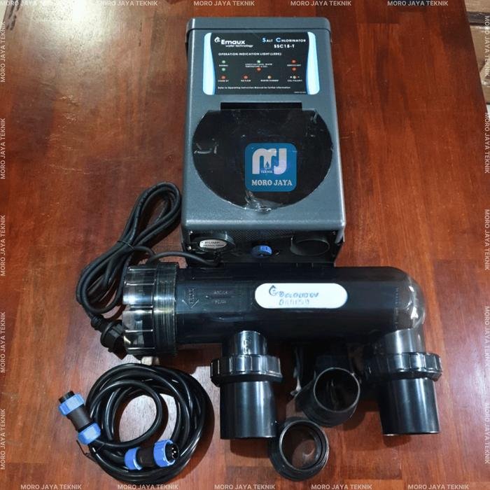 Salt Chlorinator Emaux SSC15-T 15 g/Jam Kolam Renang Maks 45 m3 Salt chlorinator Emaux SSC15-T 15 gram per jam kolam renang – foto 2