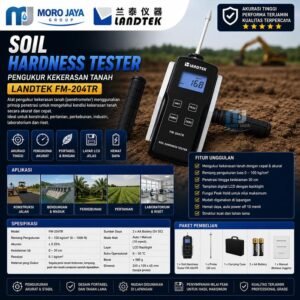 Soil hardness tester Landtek FM-204TR penetrometer kekerasan tanah digital