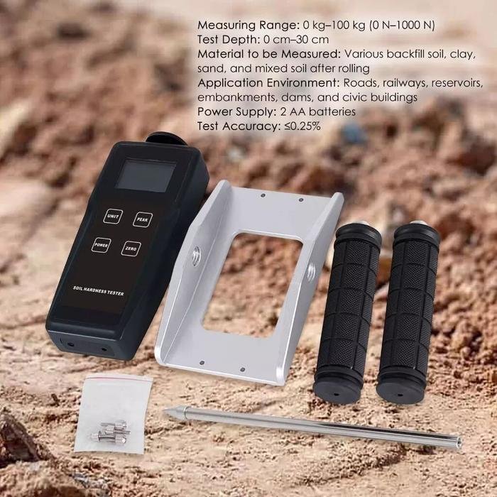 Soil Hardness Tester Landtek FM-204TR Penetrometer Kekerasan Tanah Digital Soil hardness tester Landtek FM-204TR penetrometer kekerasan tanah digital – foto 4