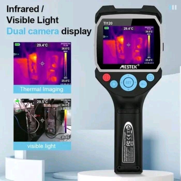 Thermal Imager Mestek TI-120 Kamera Inframerah Layar 3,5 Inci -20 s.d. 400 C Thermal imager Mestek TI-120 kamera inframerah layar 3,5 inci – foto 6
