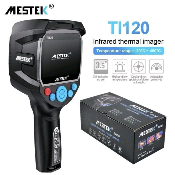 Thermal Imager Mestek TI-120 Kamera Inframerah Layar 3,5 Inci -20 s.d. 400 C Thermal imager Mestek TI-120 kamera inframerah layar 3,5 inci – foto 9