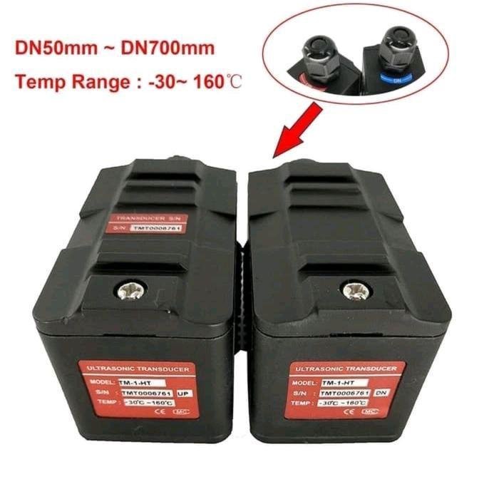 Transducer Ultrasonic Flow Meter TM-1-HT Suhu Tinggi DN50-DN700 mm Transducer ultrasonic flow meter TM-1-HT untuk pipa DN50–DN700 mm – foto 2