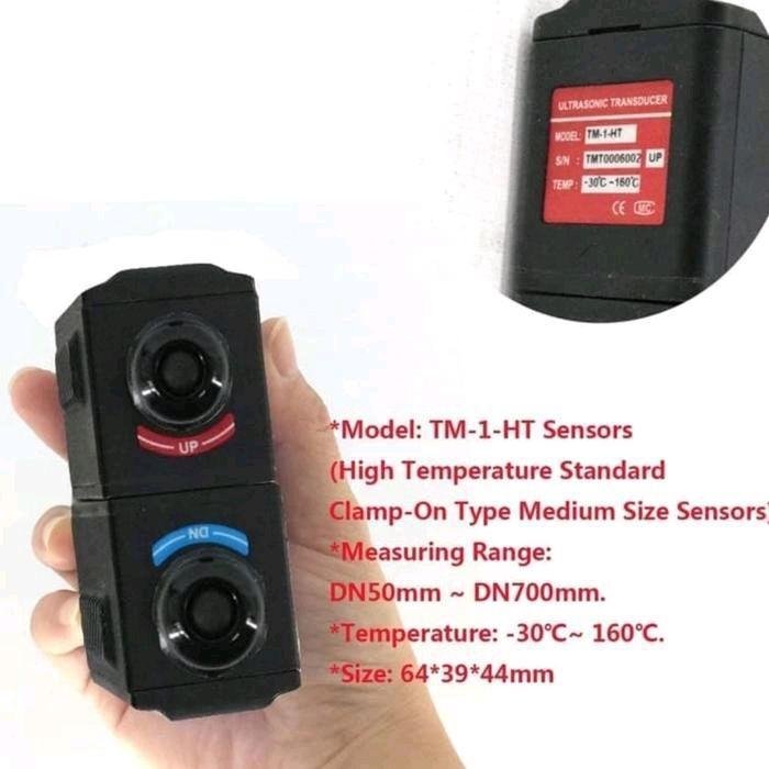 Transducer Ultrasonic Flow Meter TM-1-HT Suhu Tinggi DN50-DN700 mm Transducer ultrasonic flow meter TM-1-HT untuk pipa DN50–DN700 mm – foto 3