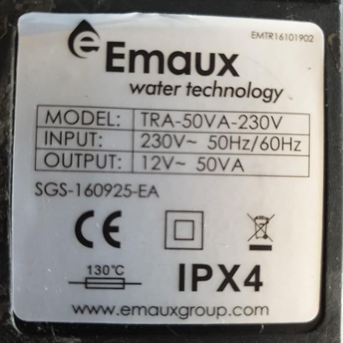 Travo Emaux 50VA 12V Transformer Lampu Kolam Renang Travo Emaux 50VA 12V transformer lampu kolam renang – foto 5