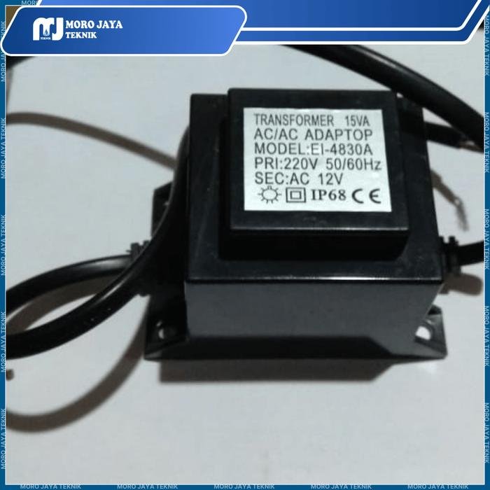 Travo Lampu Kolam 15VA 12VDC IP68 Adaptor Lampu Kolam Renang Travo Lampu Kolam 15VA 12VDC IP68 adaptor lampu kolam renang – foto 2