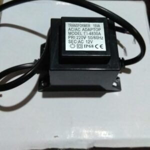 Travo Lampu Kolam 20VA 12VDC IP68 adaptor lampu kolam renang