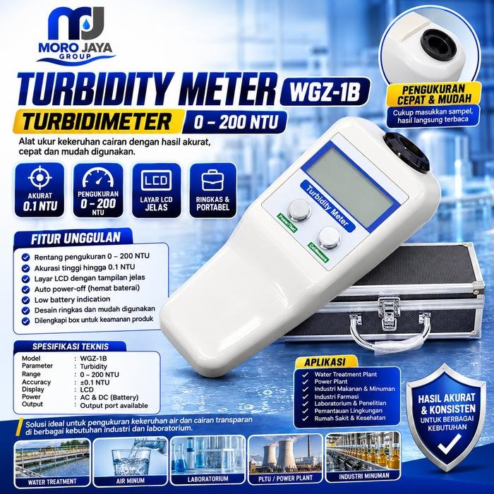 Turbidity Meter Portabel WGZ-1B Pengukur Kekeruhan Air 0-200 NTU Turbidity meter portabel WGZ-1B pengukur kekeruhan air 0-200 NTU