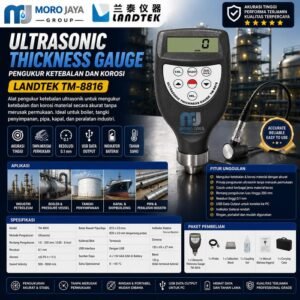 Ultrasonic thickness gauge Landtek TM-8816 alat ukur tebal dinding pipa