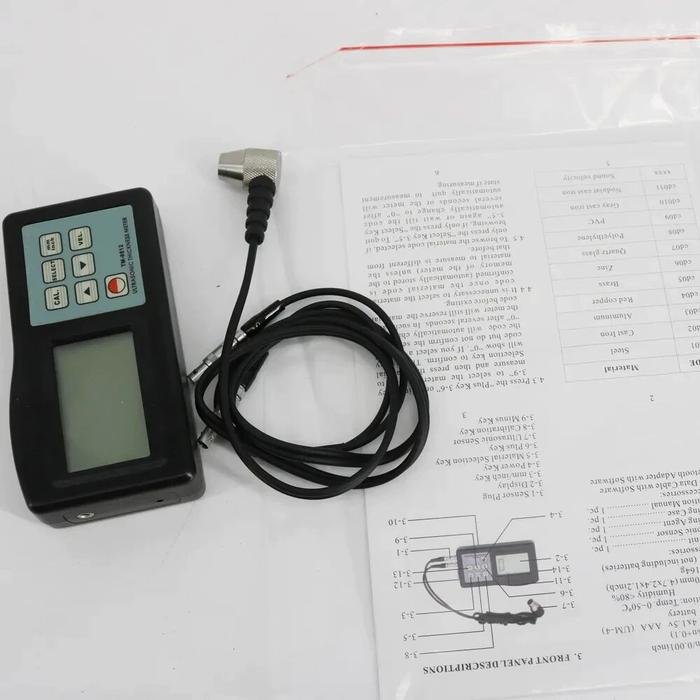 Ultrasonic Thickness Gauge TM-8812 Alat Ukur Ketebalan Logam 1,2-225 mm Ultrasonic thickness gauge TM-8812 alat ukur ketebalan logam 1,2-225 mm – foto 4