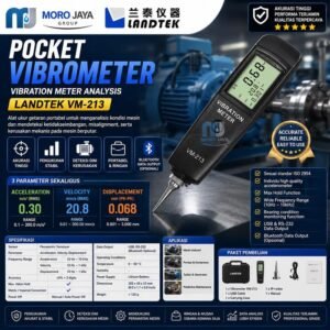 Vibration meter Landtek VM-213 alat ukur getaran mesin