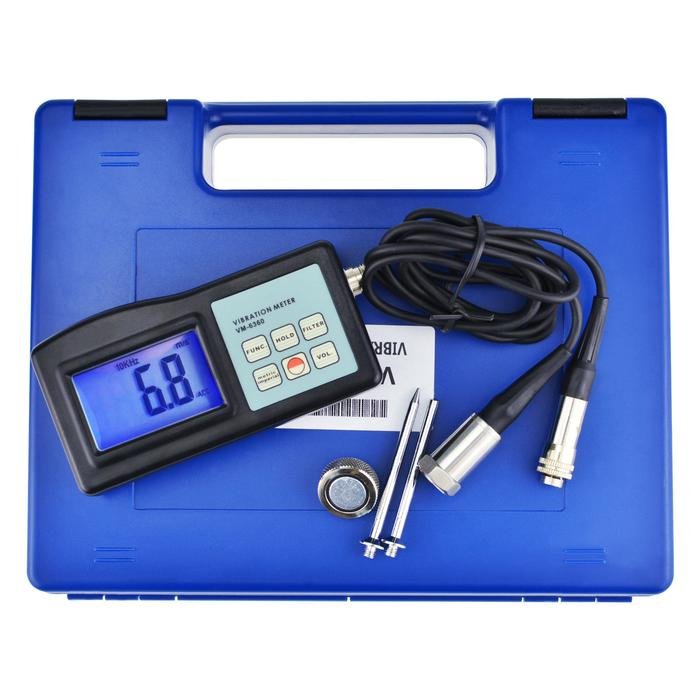 Vibration Meter Landtek VM-6360 dengan Software dan Kabel USB RS232 Vibration meter Landtek VM-6360 alat ukur getaran mesin – foto 5
