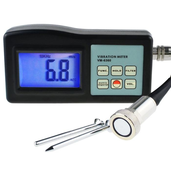 Vibration Meter Landtek VM-6360 dengan Software dan Kabel USB RS232 Vibration meter Landtek VM-6360 alat ukur getaran mesin – foto 7
