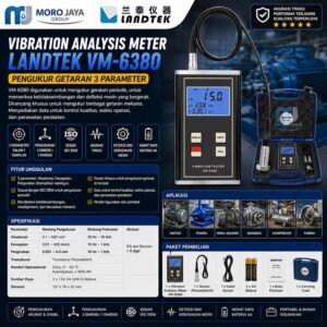 Vibration meter Landtek VM-6380 alat ukur getaran mesin