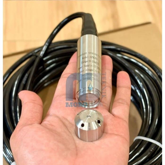 Water Level Transmitter 4-20mA Kabel 15 Meter DC 24V IP68 Water level transmitter 4-20mA kabel 15 meter DC 24V – foto 6